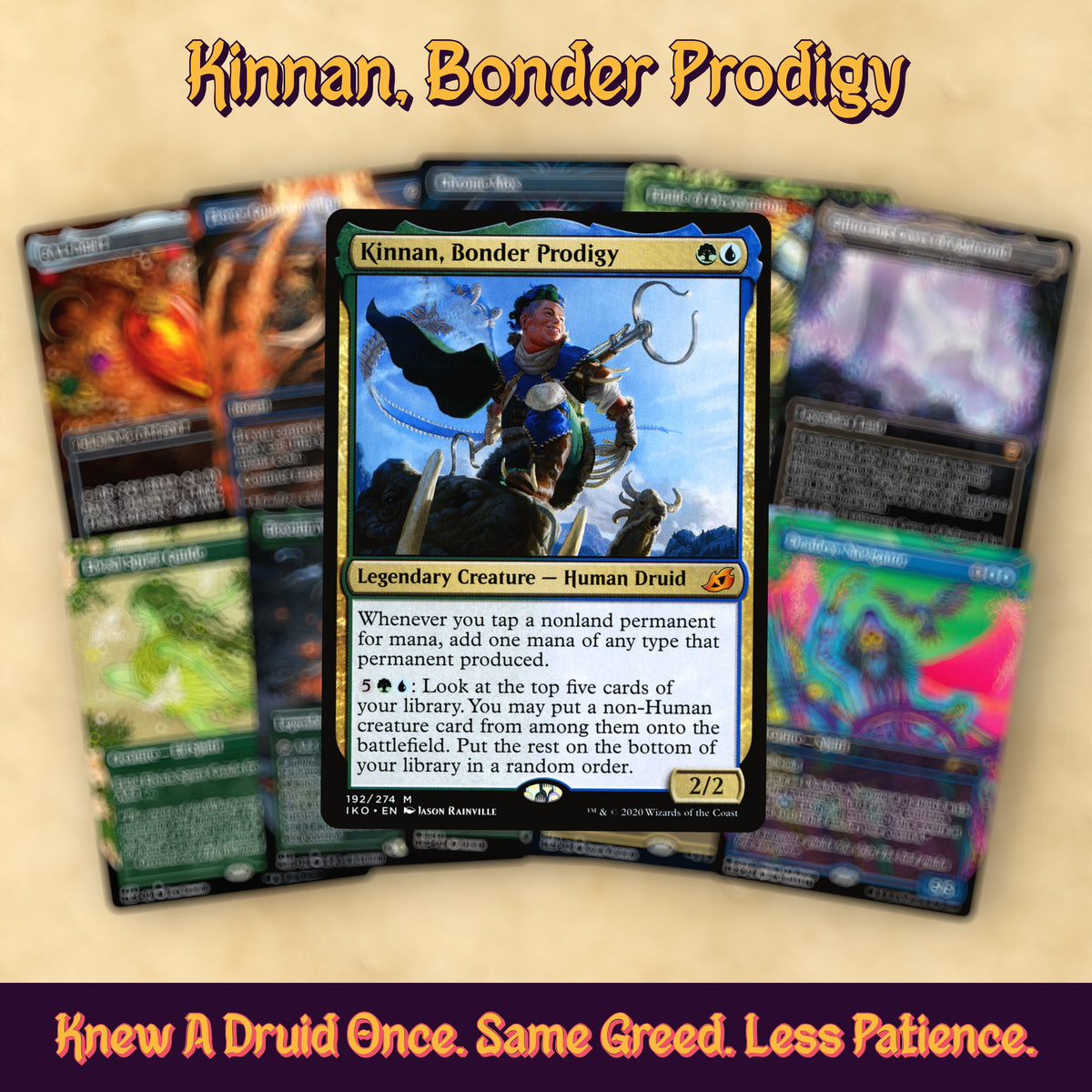 Kinnan (Spins) cEDH MTG Proxy Commander Deck