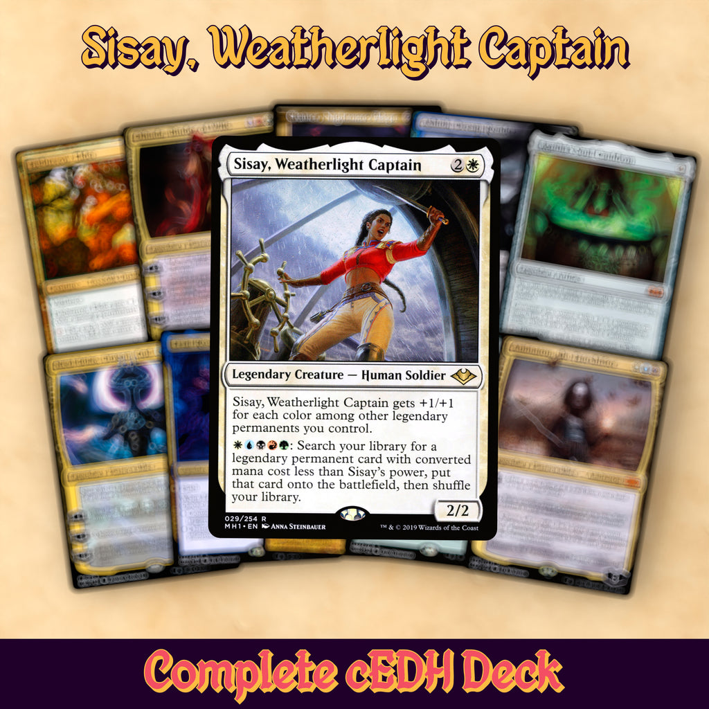 Sisay, Weatherlight Captain cEDH MTG Proxy Deck