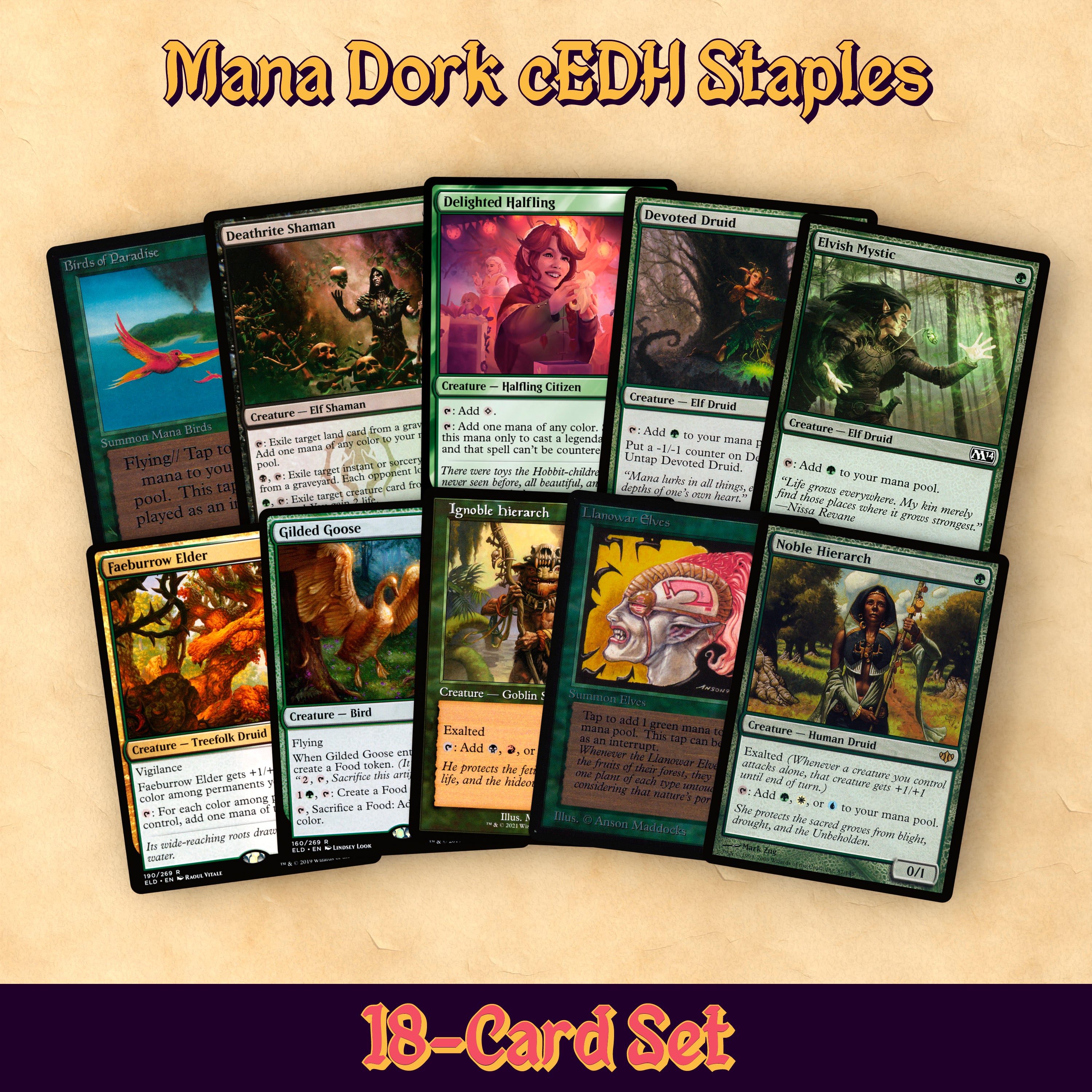 Mana Dork Staples cEDH MTG Proxy Staples Set