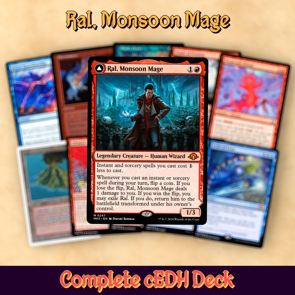 Ral, Monsoon Mage cEDH MTG Proxy Deck