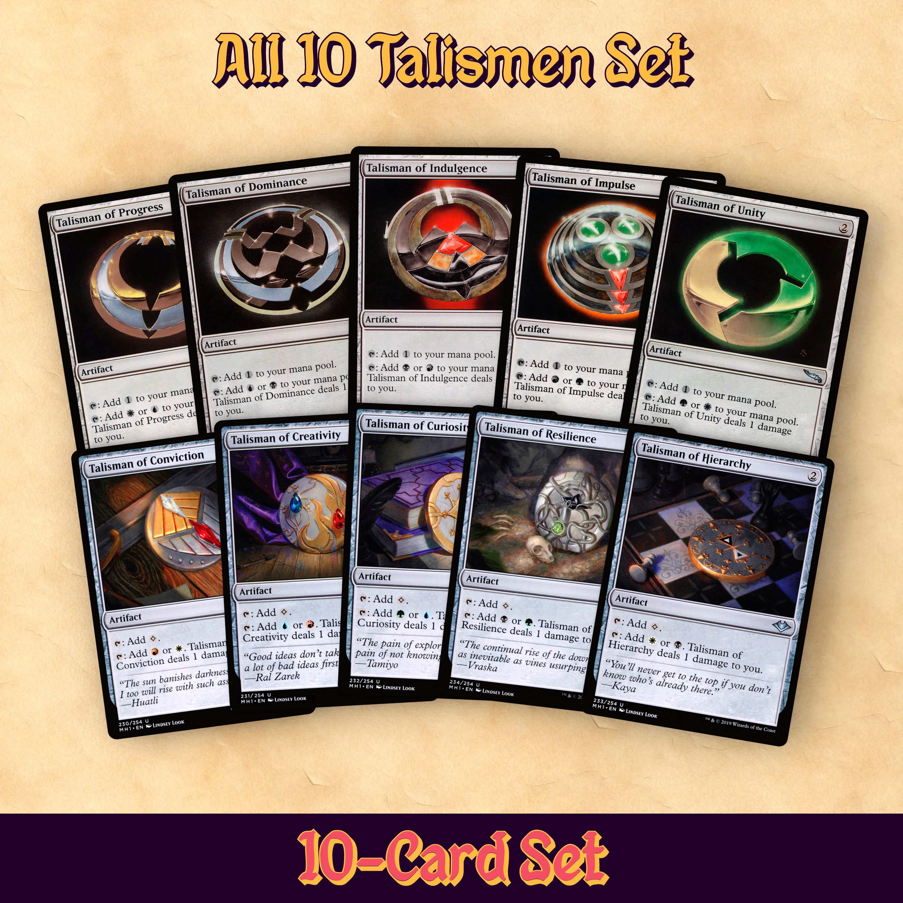 Talisman Staples cEDH MTG Proxy Staples Set