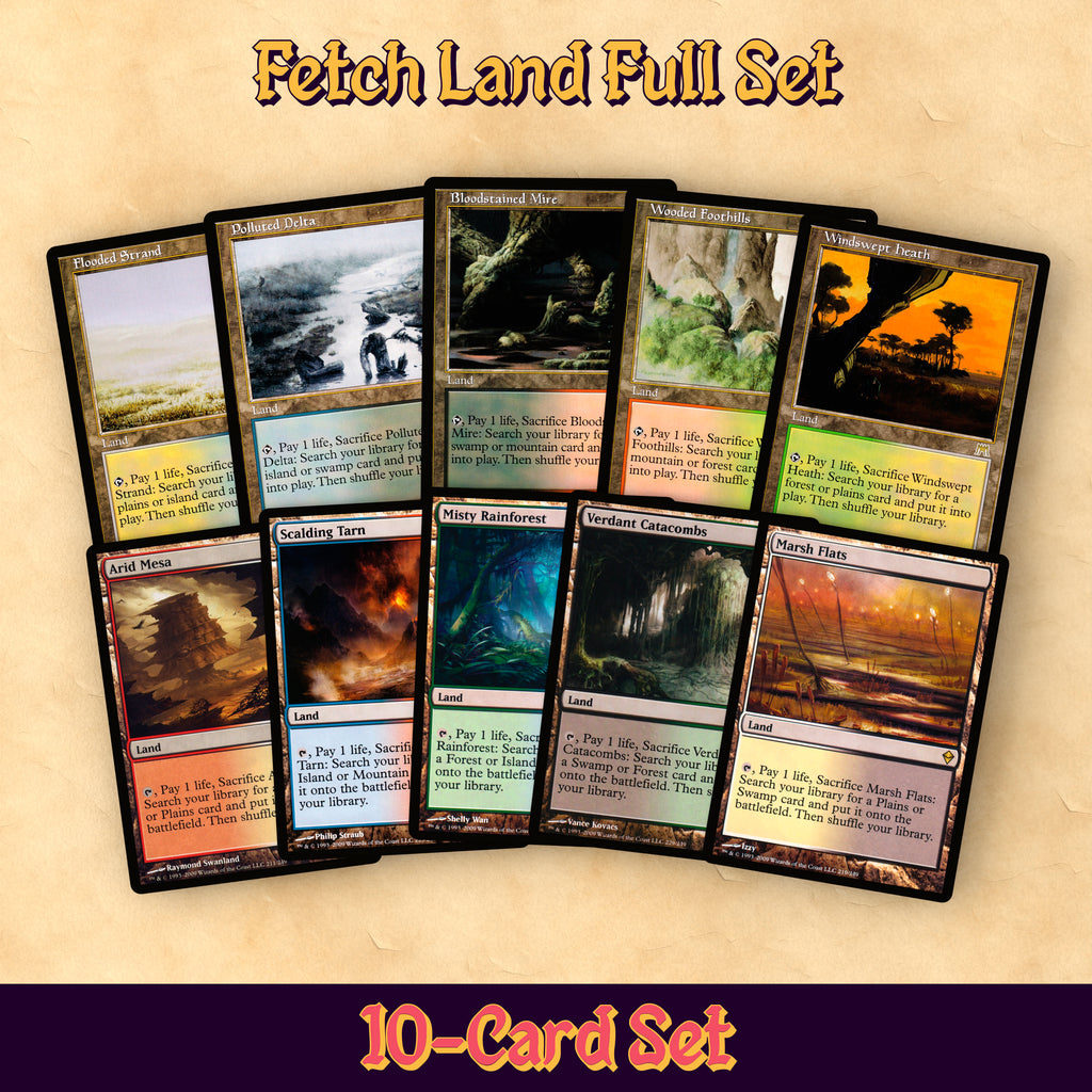 Fetch Lands MTG Proxy Set
