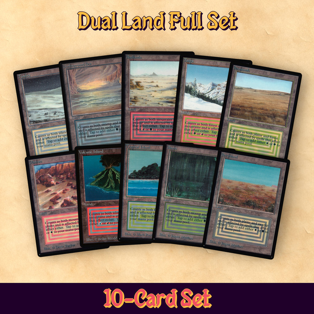Dual Lands MTG Proxy Set