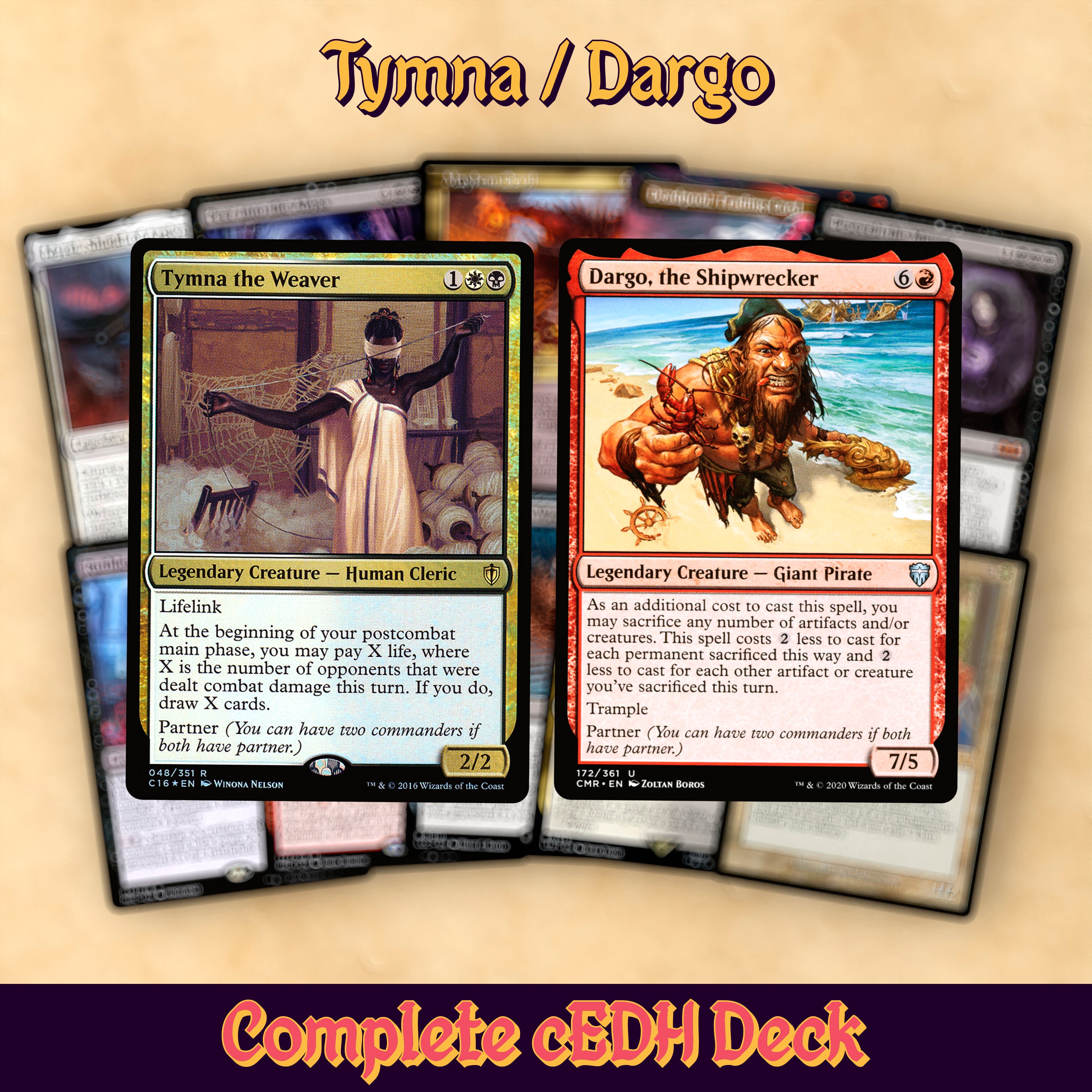 Tymna , Dargo cEDH MTG Proxy Deck