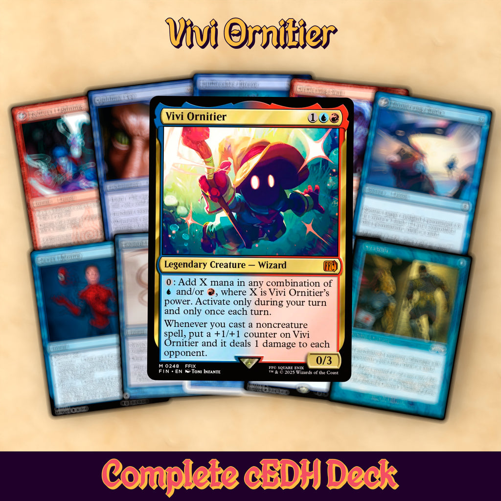 Vivi Ornitier cEDH MTG Proxy Deck – Gilded Goblet