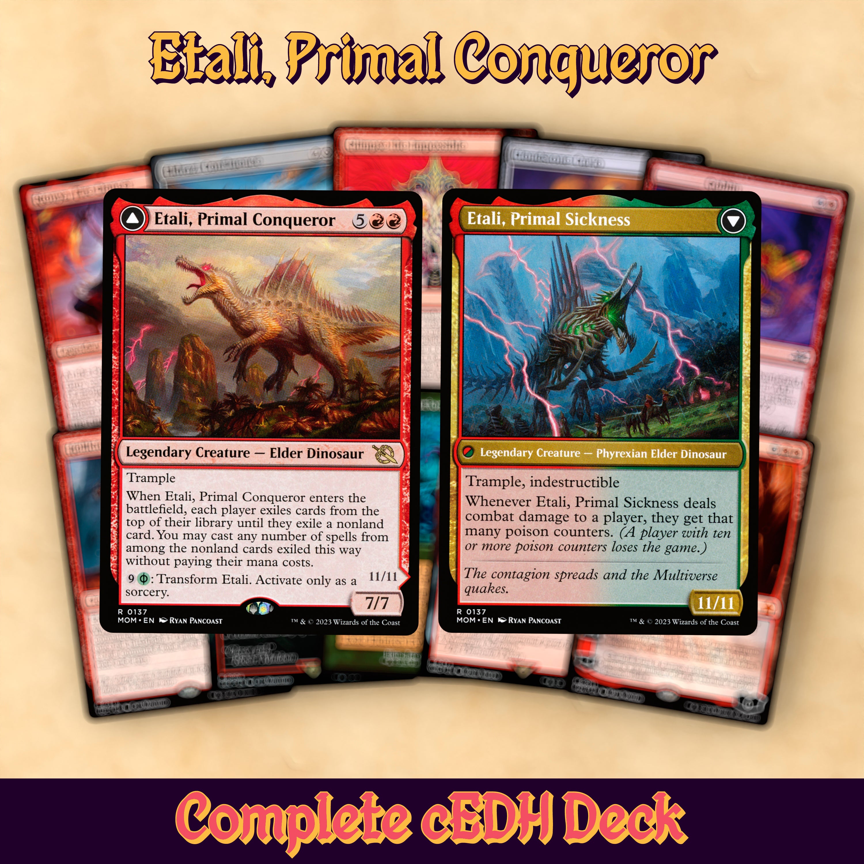 Etali, Primal Conqueror cEDH MTG Proxy Deck