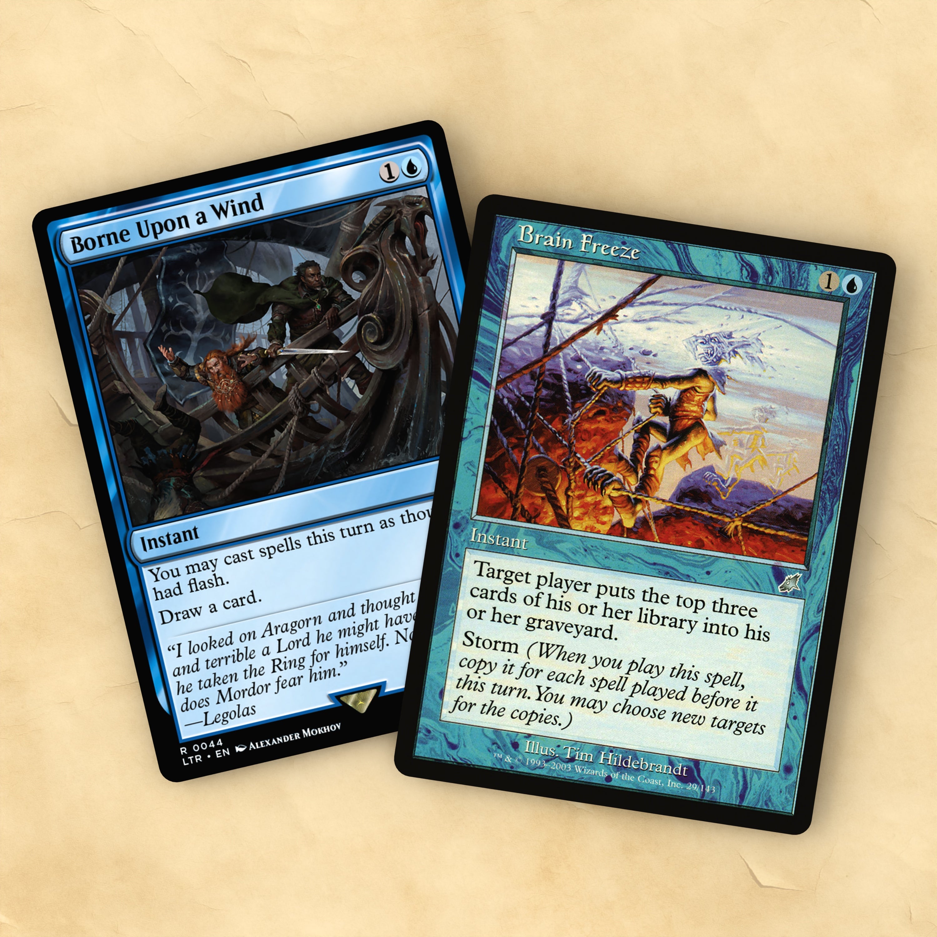Blue Staples cEDH MTG Proxy Staples Set - 1 Set