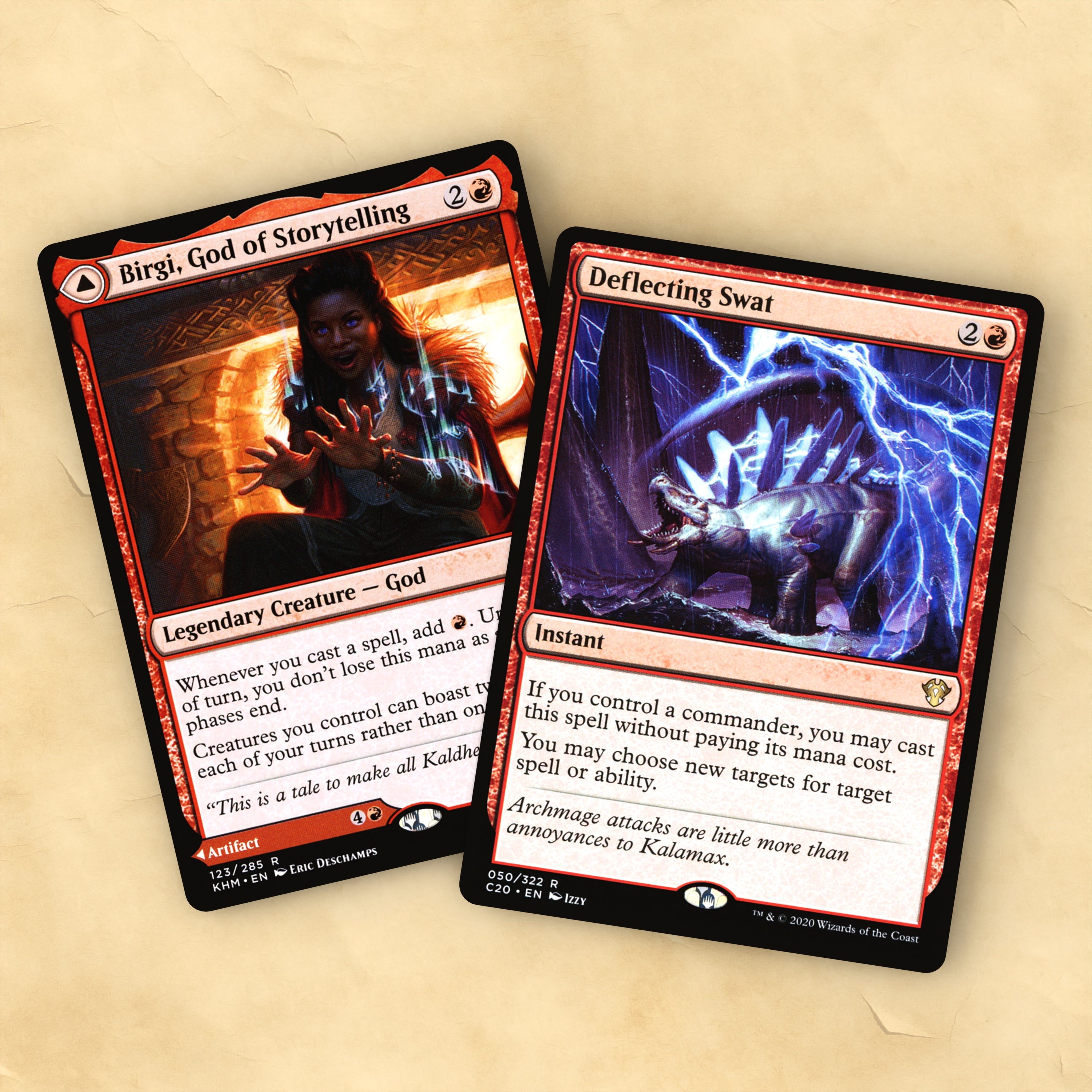 Red Staples cEDH MTG Proxy Staples Set – Gilded Goblet