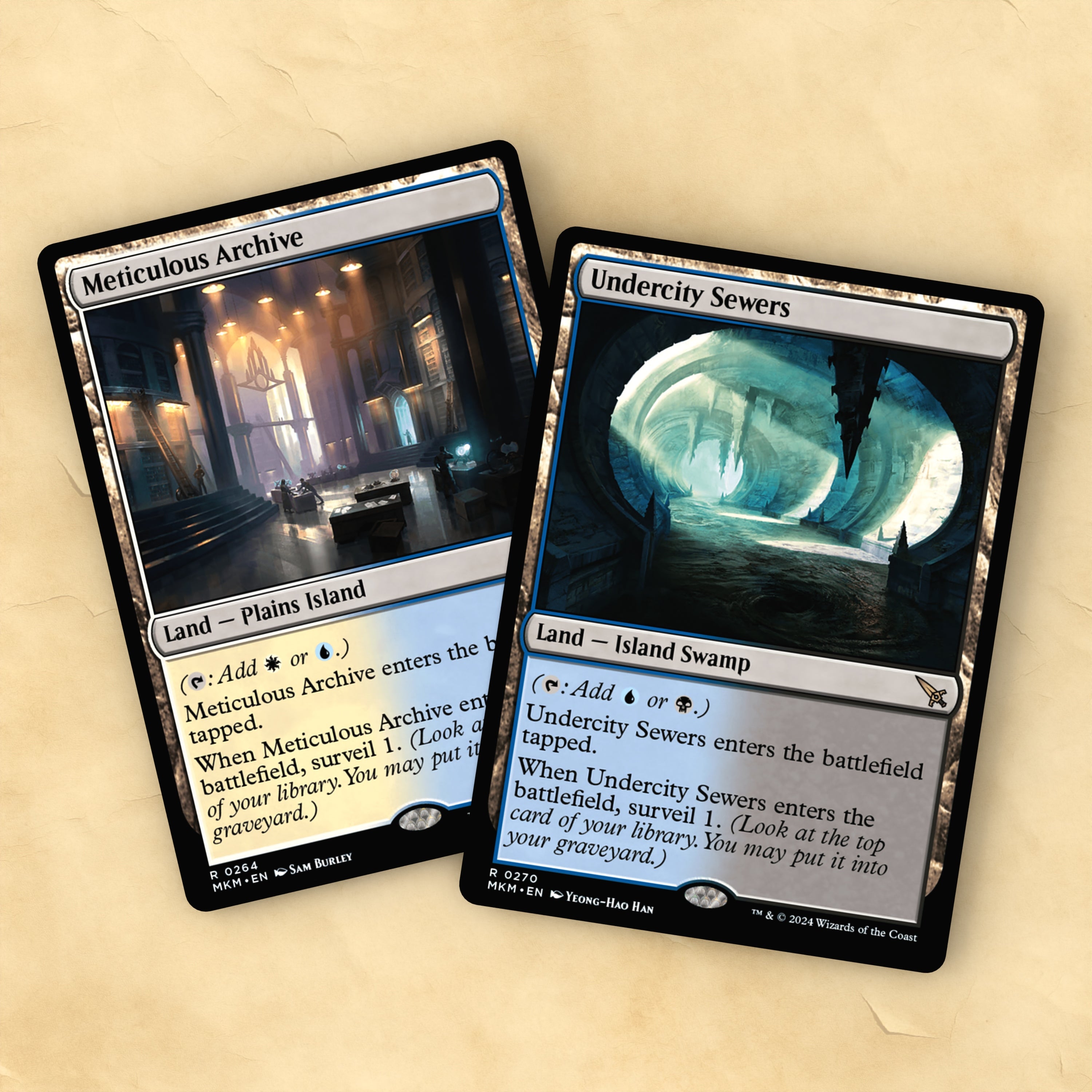 Surveil Lands MTG Proxy Set