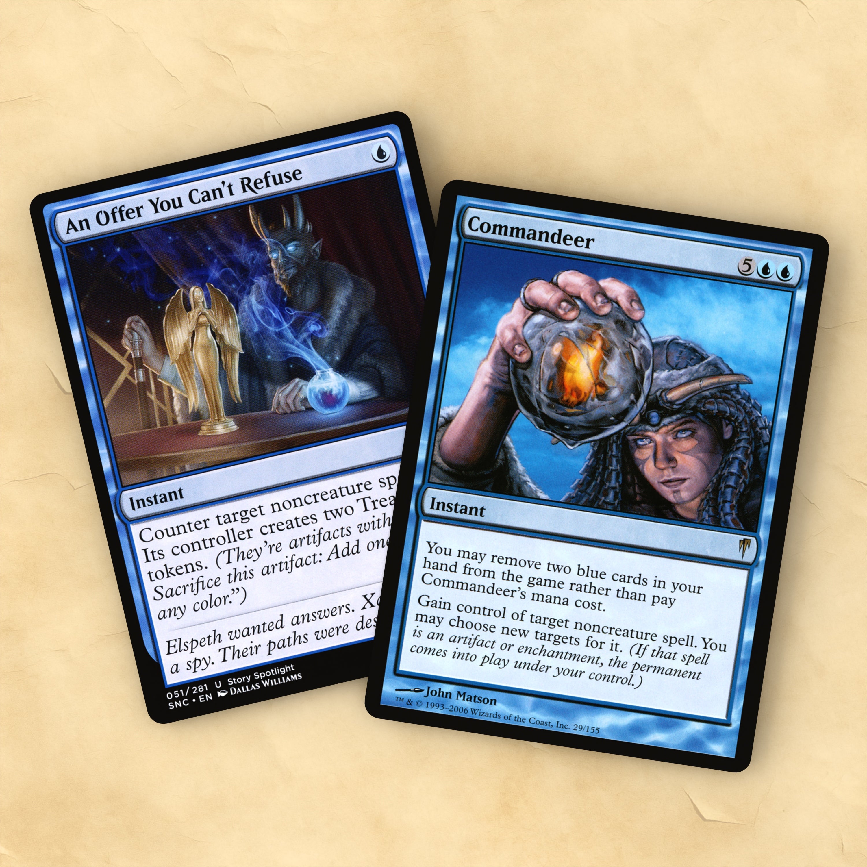 Blue Counterspells cEDH MTG Proxy Staples Set - 1 Set