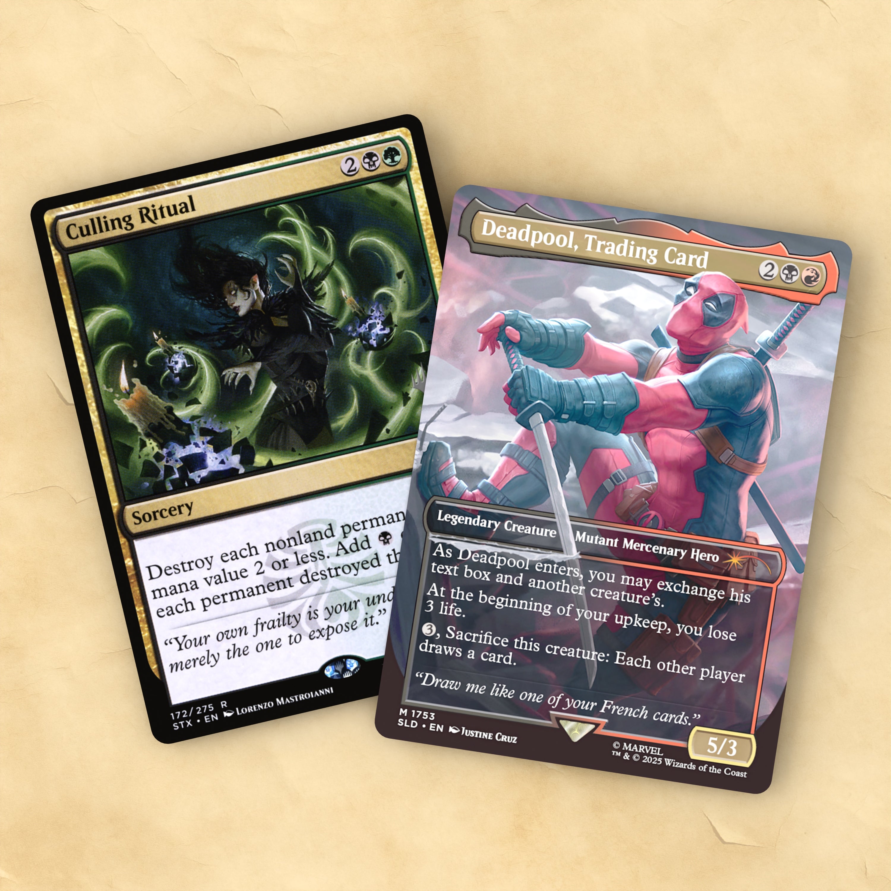 Multicolored Staples cEDH MTG Proxy Staples Set - 1 Set