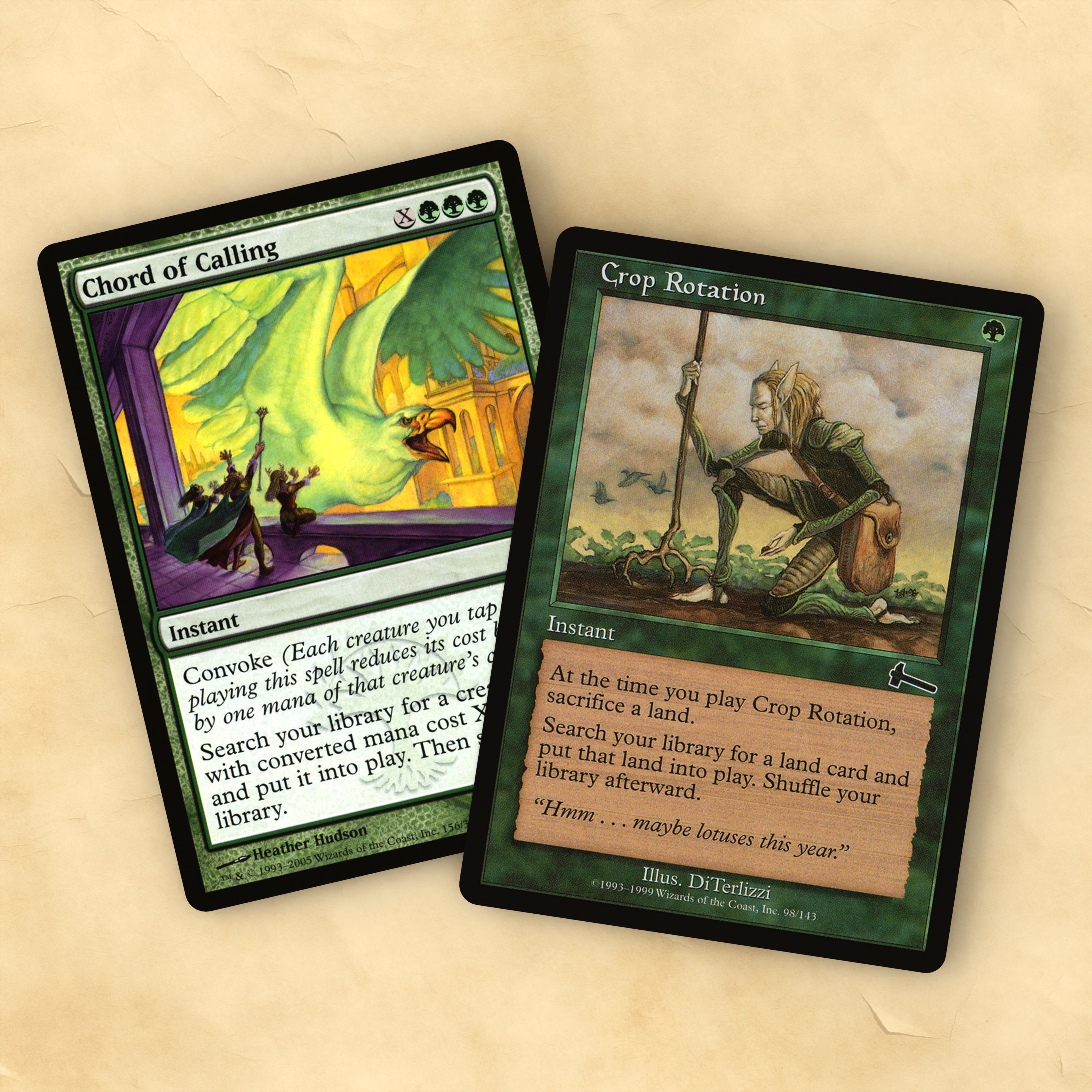 Green Staples cEDH MTG Proxy Staples Set – Gilded Goblet