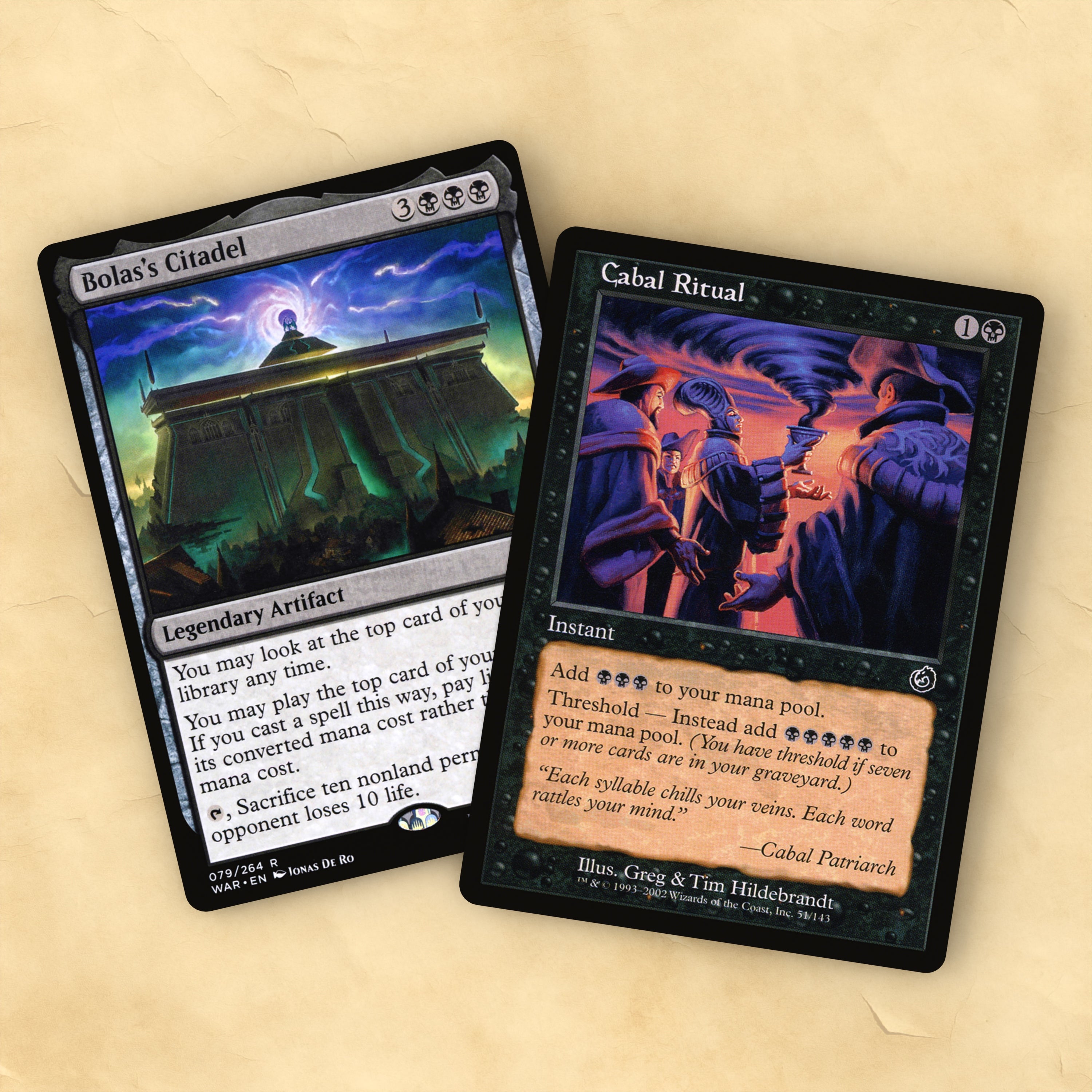 Black Staples cEDH MTG Proxy Staples Set