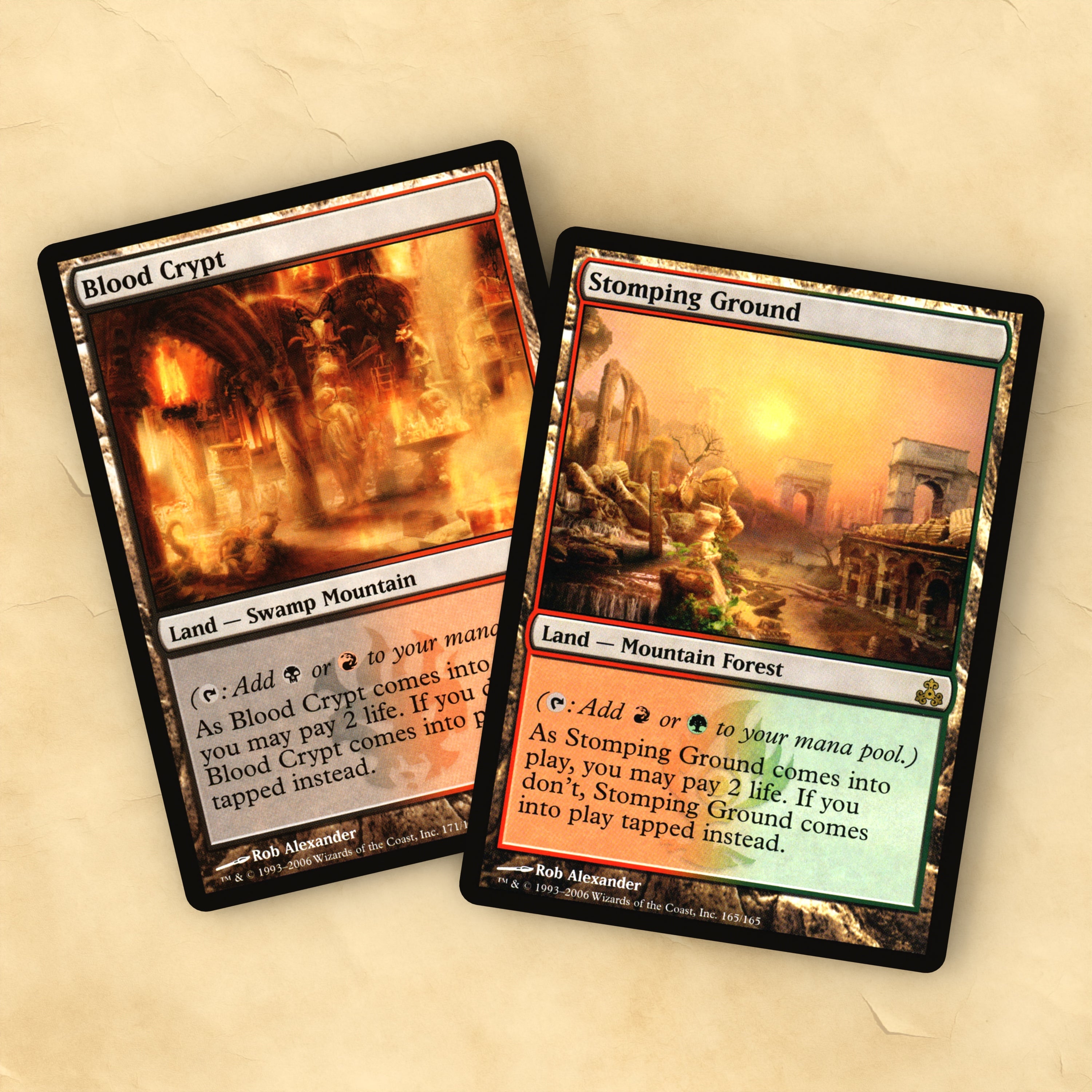 Shock Lands MTG Proxy Set