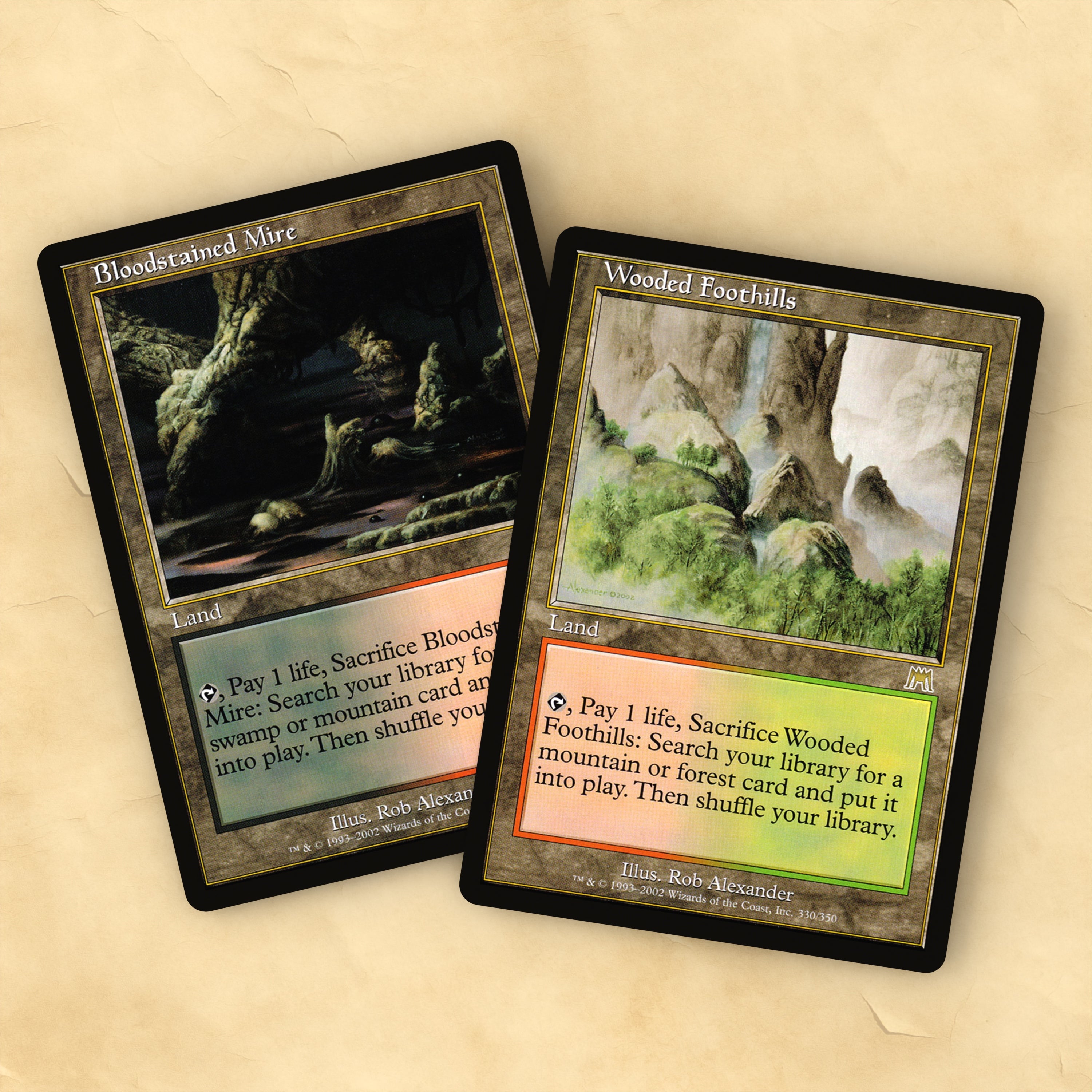 Fetch Lands MTG Proxy Set