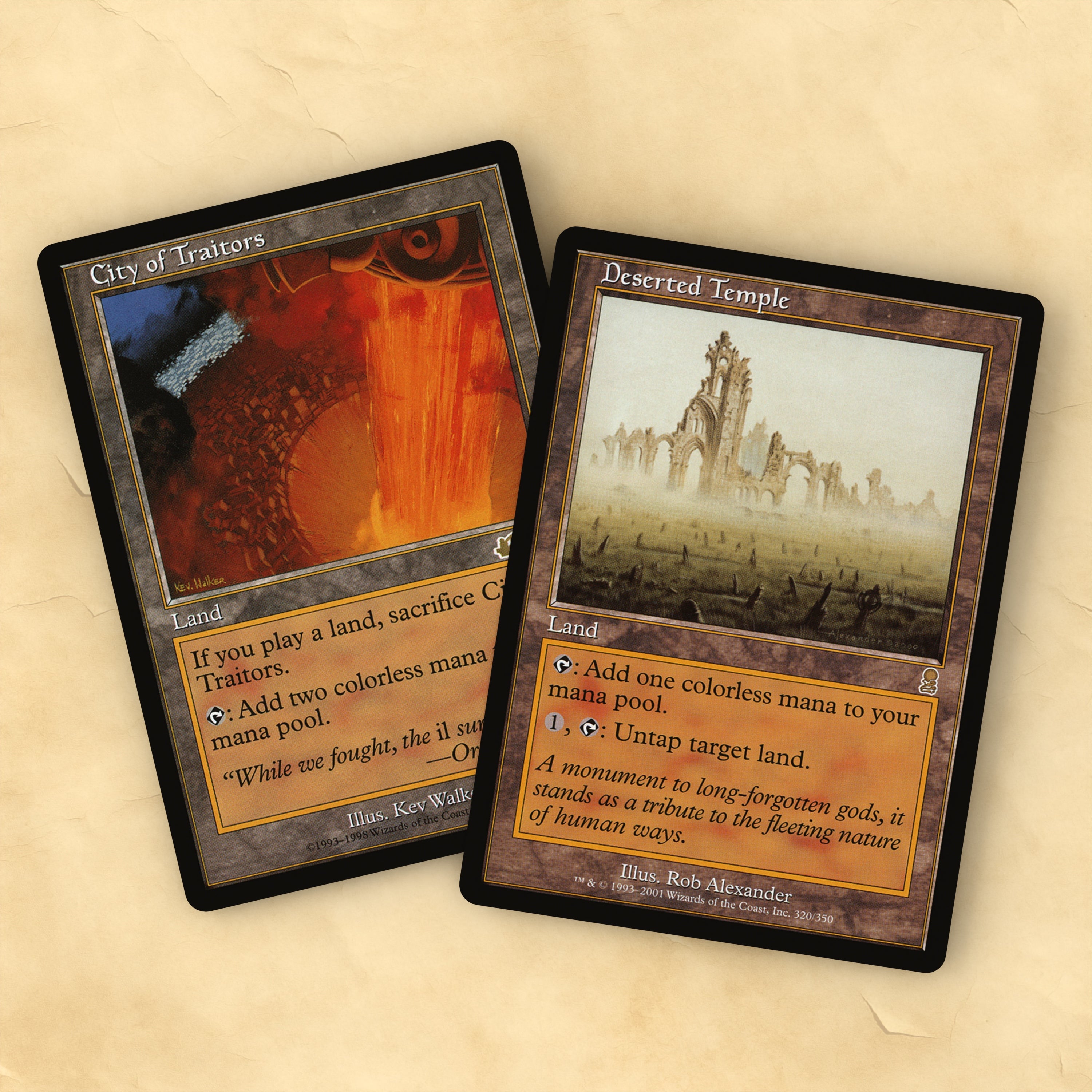 Utiilty Lands MTG Proxy Set