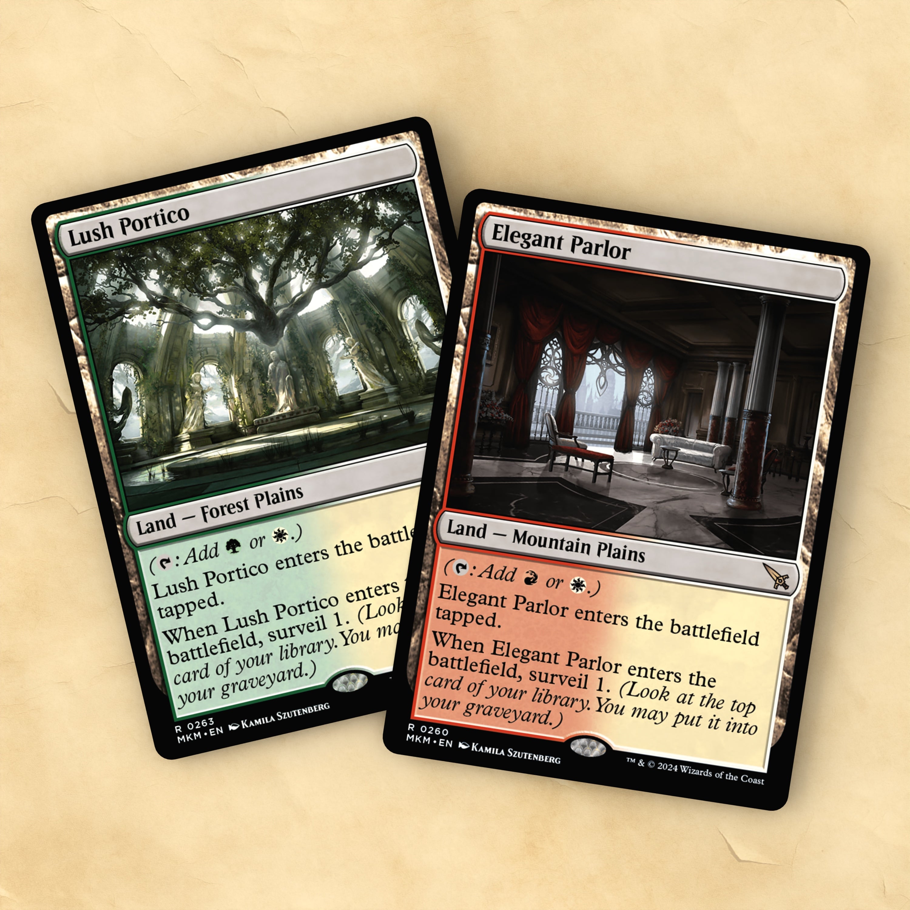 Surveil Lands MTG Proxy Set
