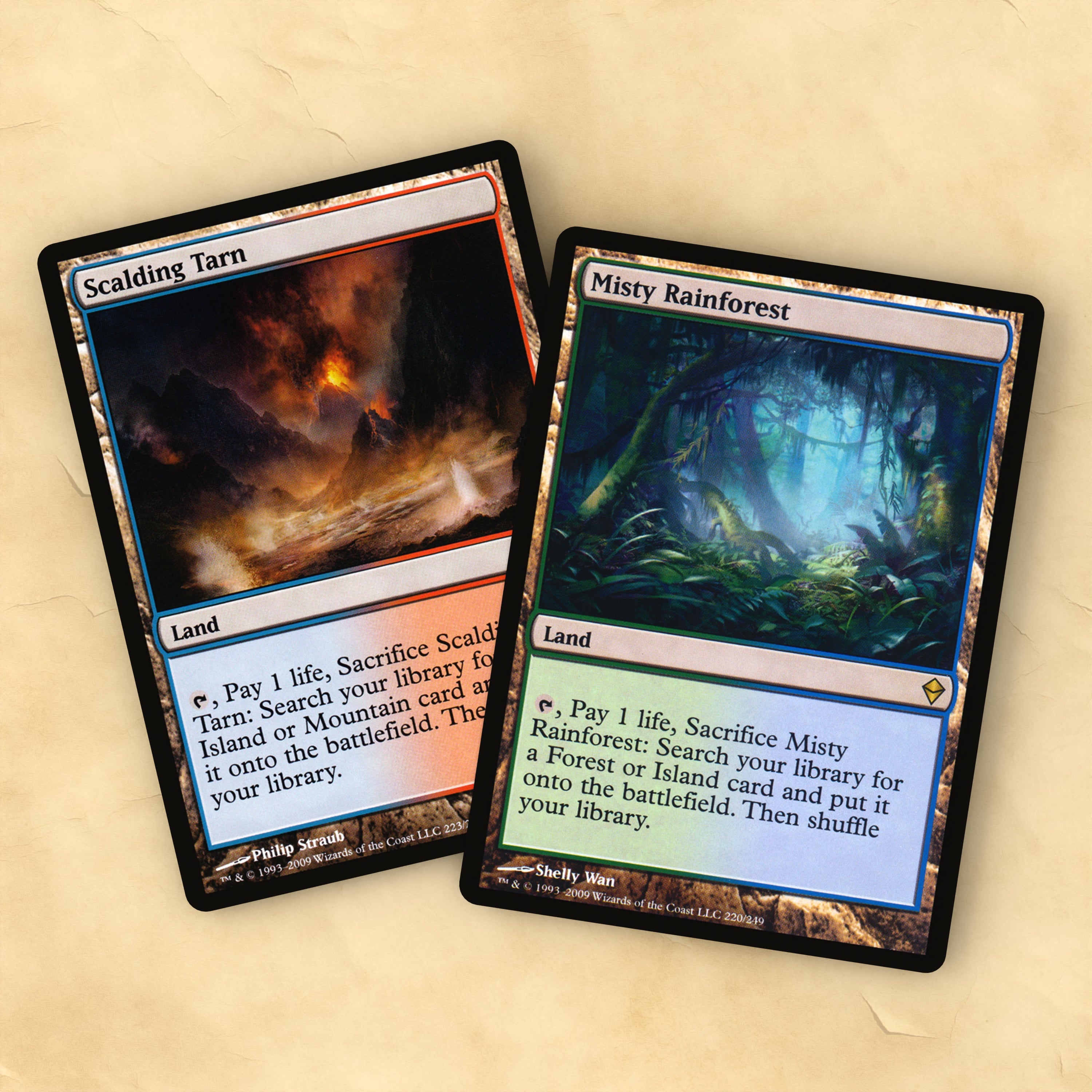 Fetch Lands MTG Proxy Set
