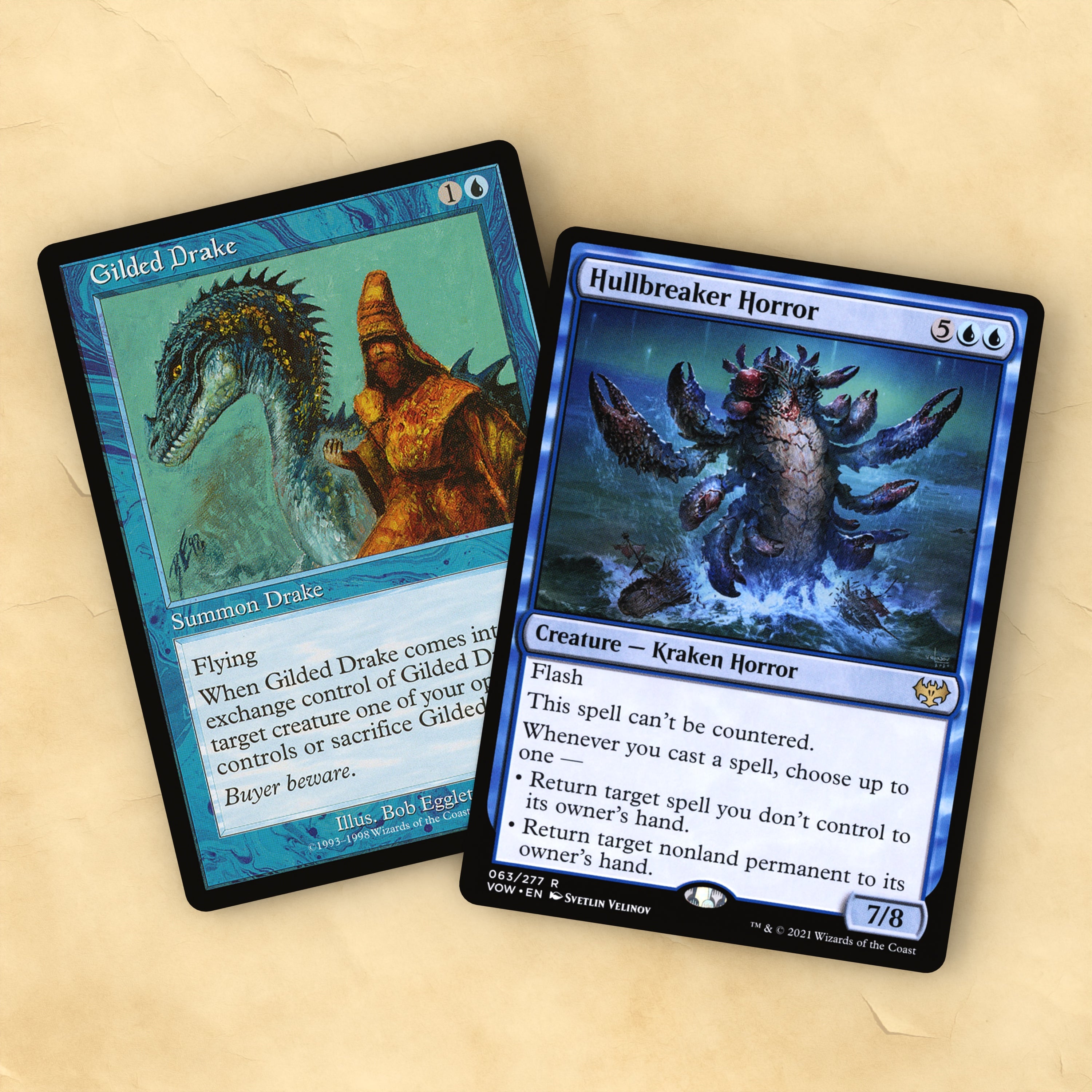 Blue Staples cEDH MTG Proxy Staples Set – Gilded Goblet