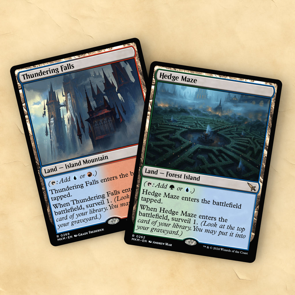 Surveil Lands MTG Proxy Set