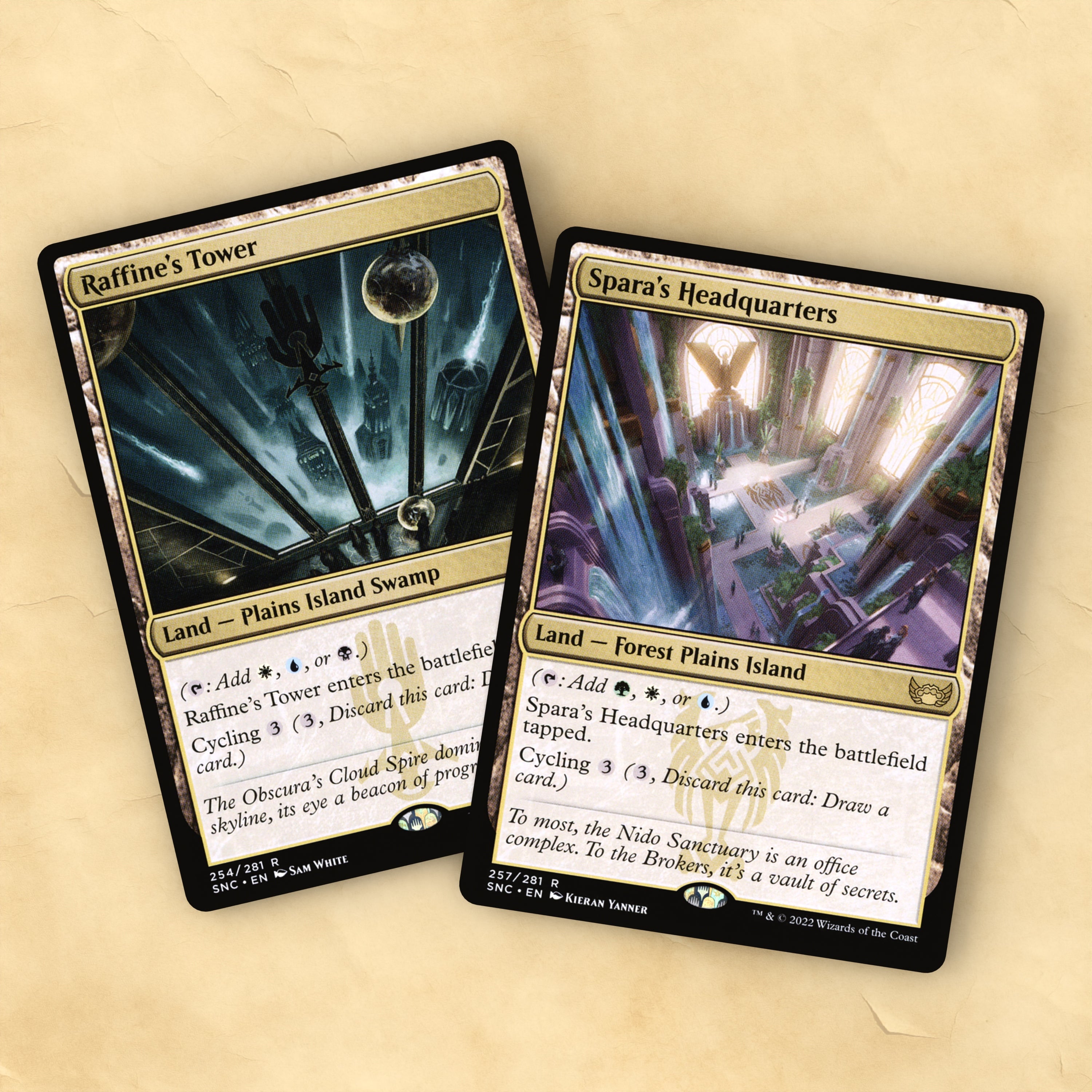 Triome Lands MTG Proxy Set – Gilded Goblet