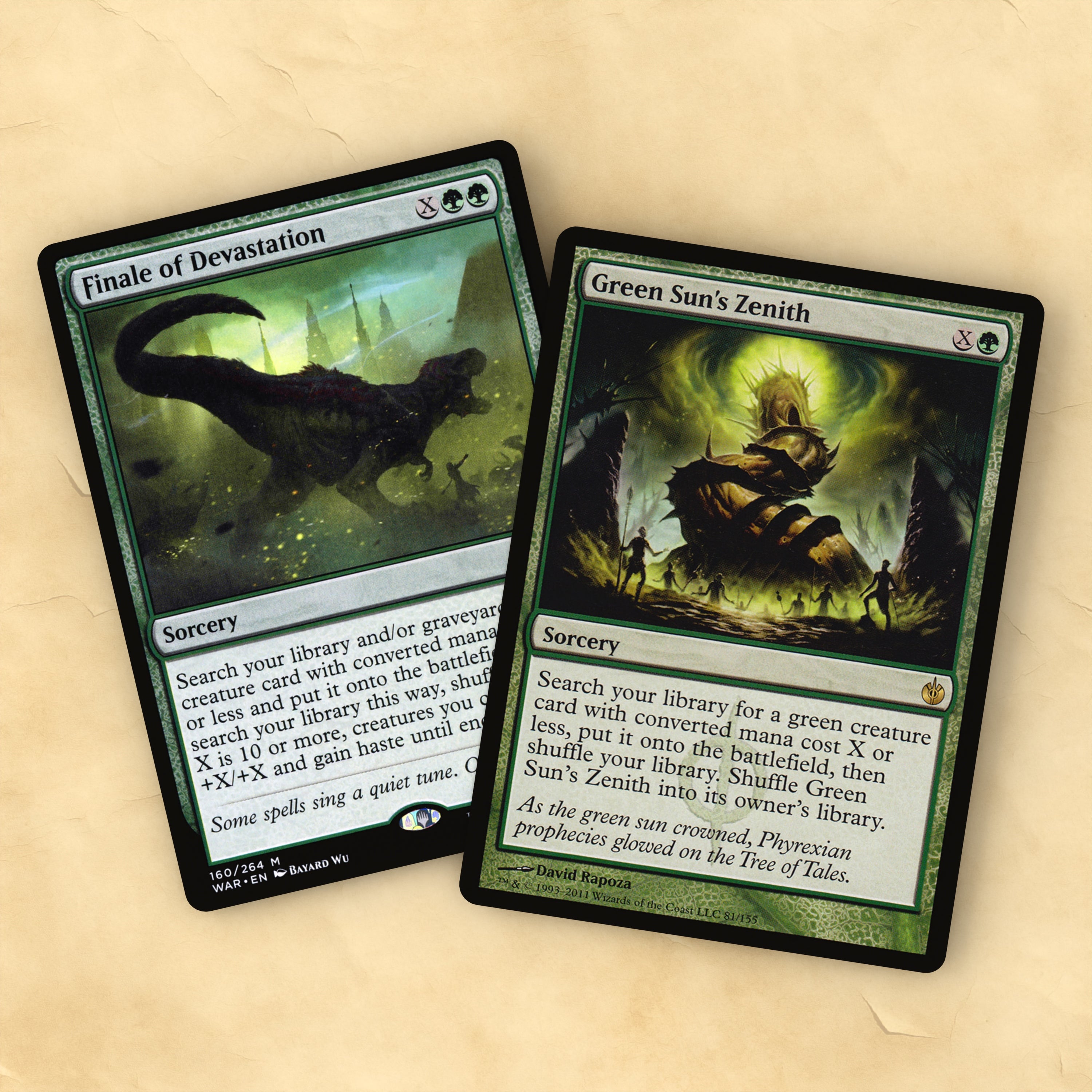 Green Staples cEDH MTG Proxy Staples Set