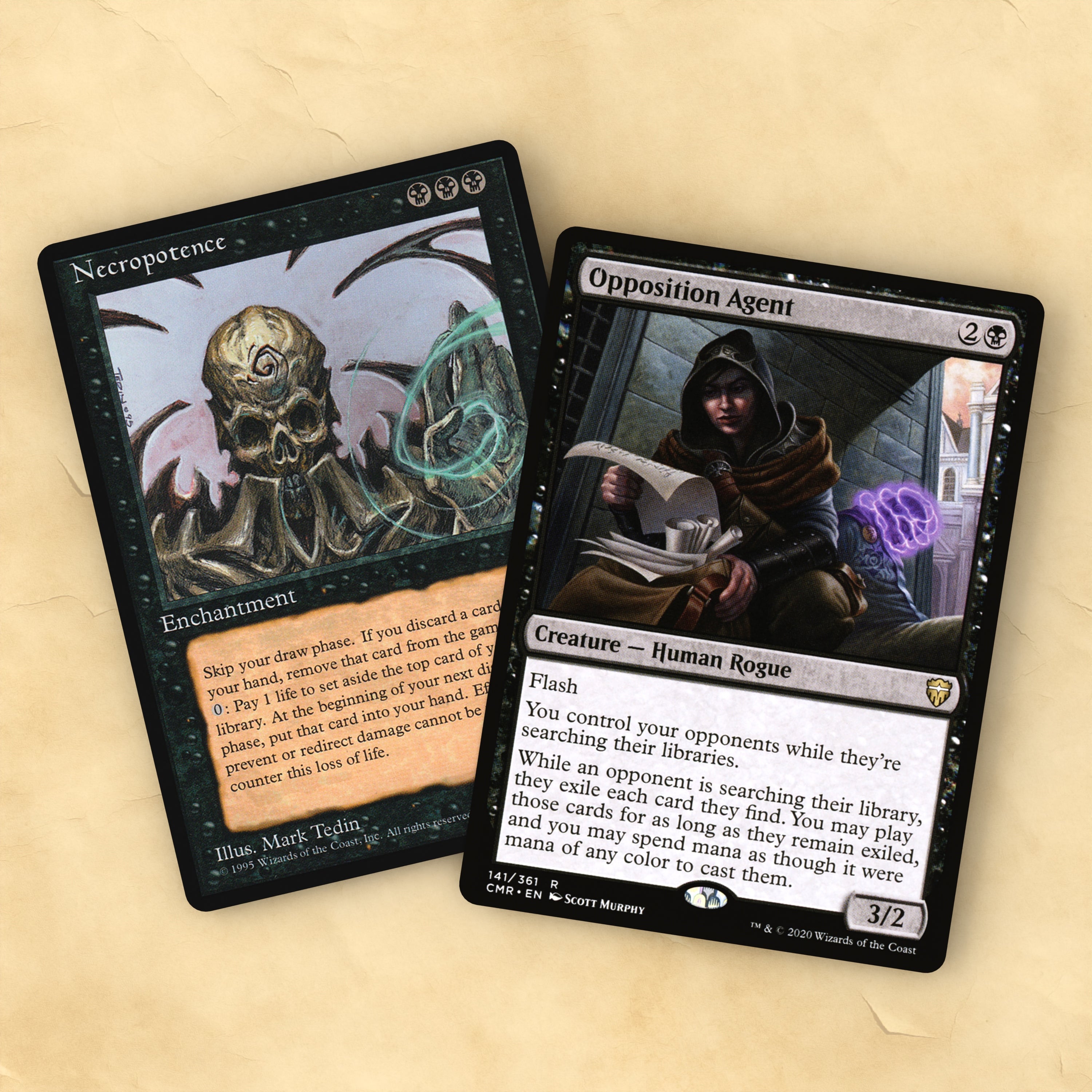 Black Staples cEDH MTG Proxy Staples Set