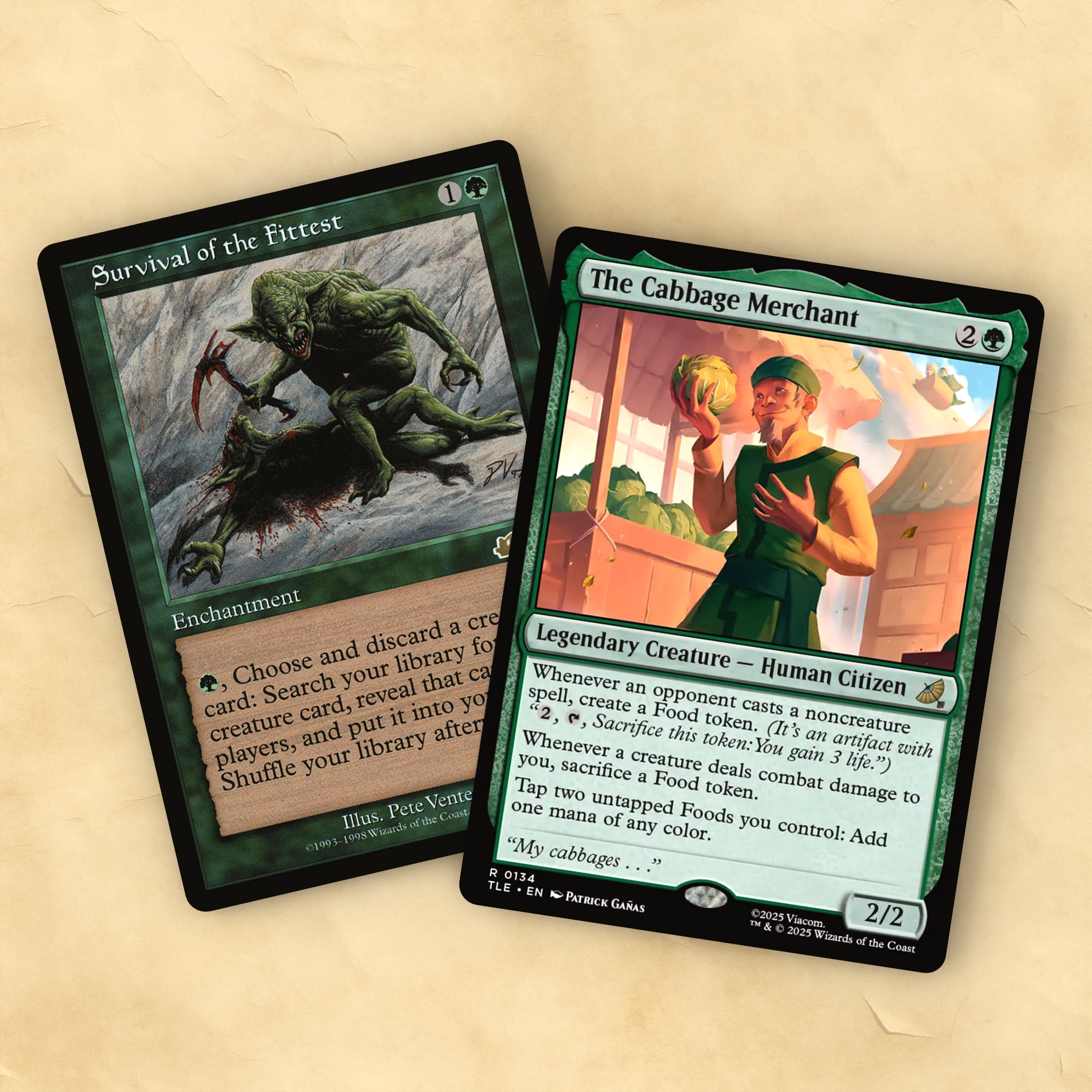 Green Staples cEDH MTG Proxy Staples Set