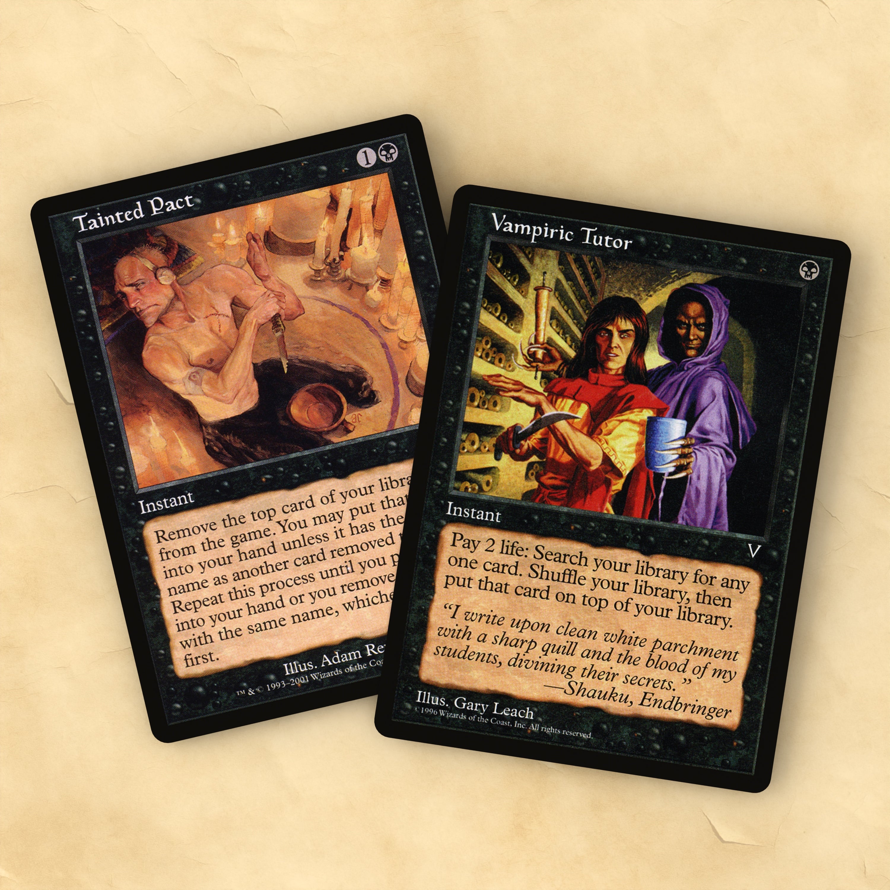 Black Staples cEDH MTG Proxy Staples Set