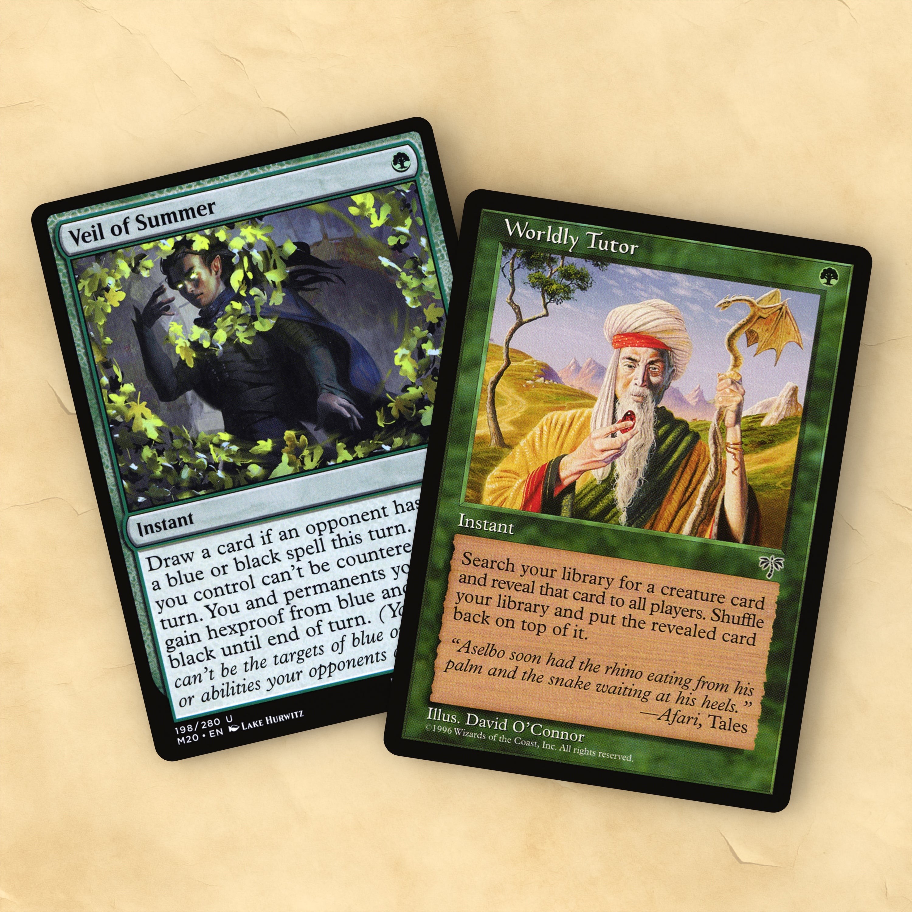 Green Staples cEDH MTG Proxy Staples Set